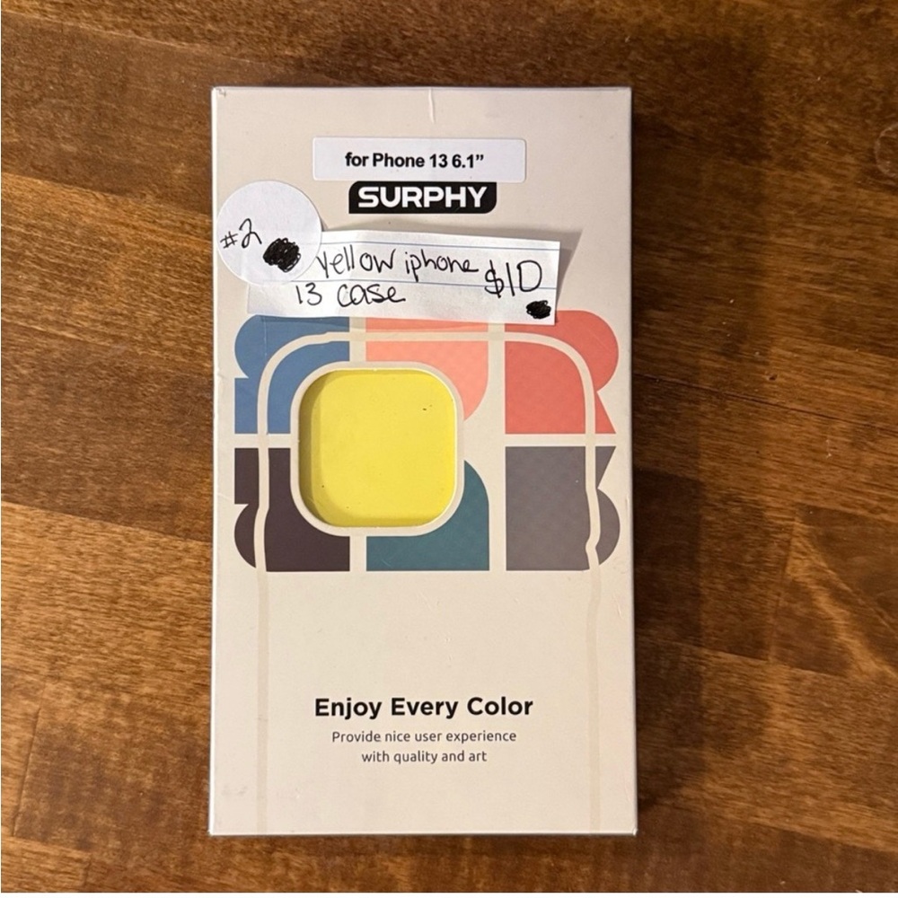 IPhone 13 case yellow